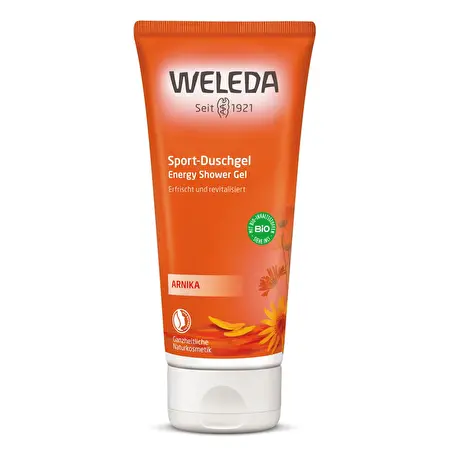 WELEDA Sportuojantiesiems skirta dušo želė su arnikomis, 200ml