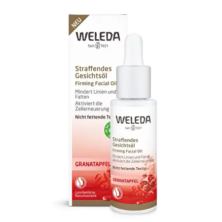 WELEDA Stangrinamasis aliejus veidui su granatais, 30ml