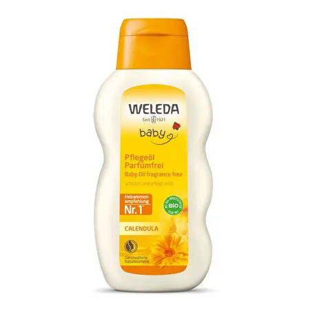 WELEDA Vaikiškas bekvapis kūno aliejus su medetkomis CALENDULA BABY, 200ml