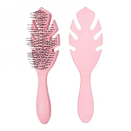 WetBrush Go Green Detangler biologiškai suyrantis plaukų šepetys Pale Pink