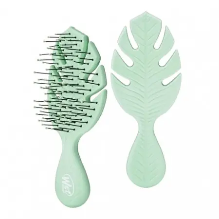 WetBrush Go Green Mini Detangler plaukų šepetys Green