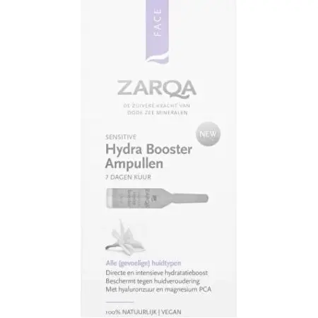 ZARQA Hydra booster ampulės, 7 dienų priežiūra