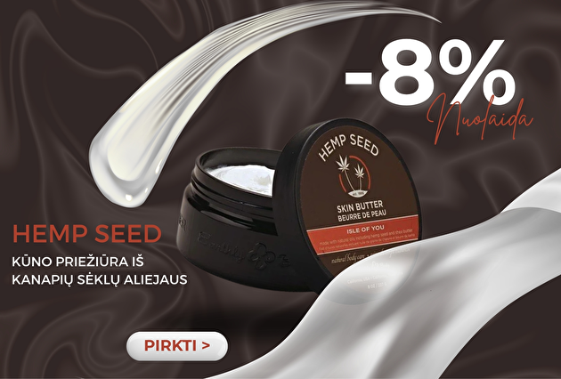 Hemp seed kūno priežiūra su kanapių sėklų aliejais
